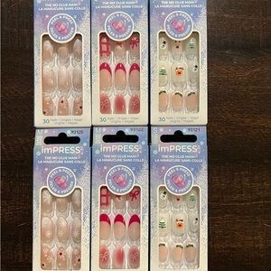 imPRESS Christmas, Holiday Nail Collection - Six Boxes.